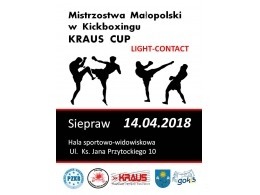 Mistrzostwa Małopolski „Kraus Cup” Light Contact Kad, Jun, Sen_14.04.2018 - Siepraw