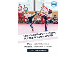 I konsultacje kadry narodowej Pointfigting Dzieci PZKB (PFDZ)_16.07.2022 - Aleksandrów k/Łukowa