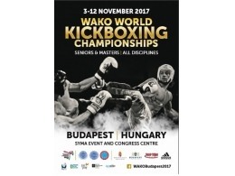 Aktualizacja 31.10_WAKO World Championships (All Disciplines), Budapest (hun) 3-12/11/2017