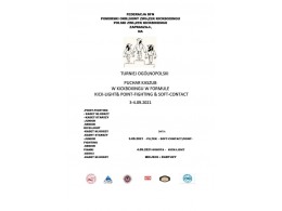 Ogólnopolski turniej w formule Pointfighting & Kick Light & Soft Contact_03-04.09.2021 - Kartuzy