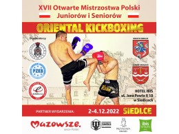 Zawody wolne od opłaty startowej_XVII Otwarte Międzynarodowe MP Oriental Kickboxing jun.i sen.- 04.12.2022 - Siedlce