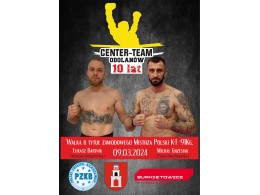 Gala Kickboxingu_pojedynek o pas Zawodowego Mistrza Polski w formule K-1 -91 kg