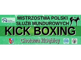Mistrzostwa Polski Służb Mundurowych w Kickboxingu: Nieroda, Durma i Odważny najlepsi w Chotowej