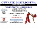 Zgłoszenia do 16.04_Otwarte Mistrzostwa Woj. Lubelskiego w Kickboxingu LC i PF Sen, Jun i Kad._18.04.2015 - Lublin