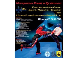 Zmiany w komunikacie_MP w Kickboxingu PF i LC Kadetów Młod.i Star. oraz PP PF Dzieci 7-9 lat_22-24.03.2019 - Węgrów