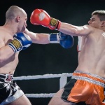 Reprezentanci Akademii Sportów Walki Knockout Zielona Góra do ringu wychodzili dwukrotnie_II Gala boksu i K-1